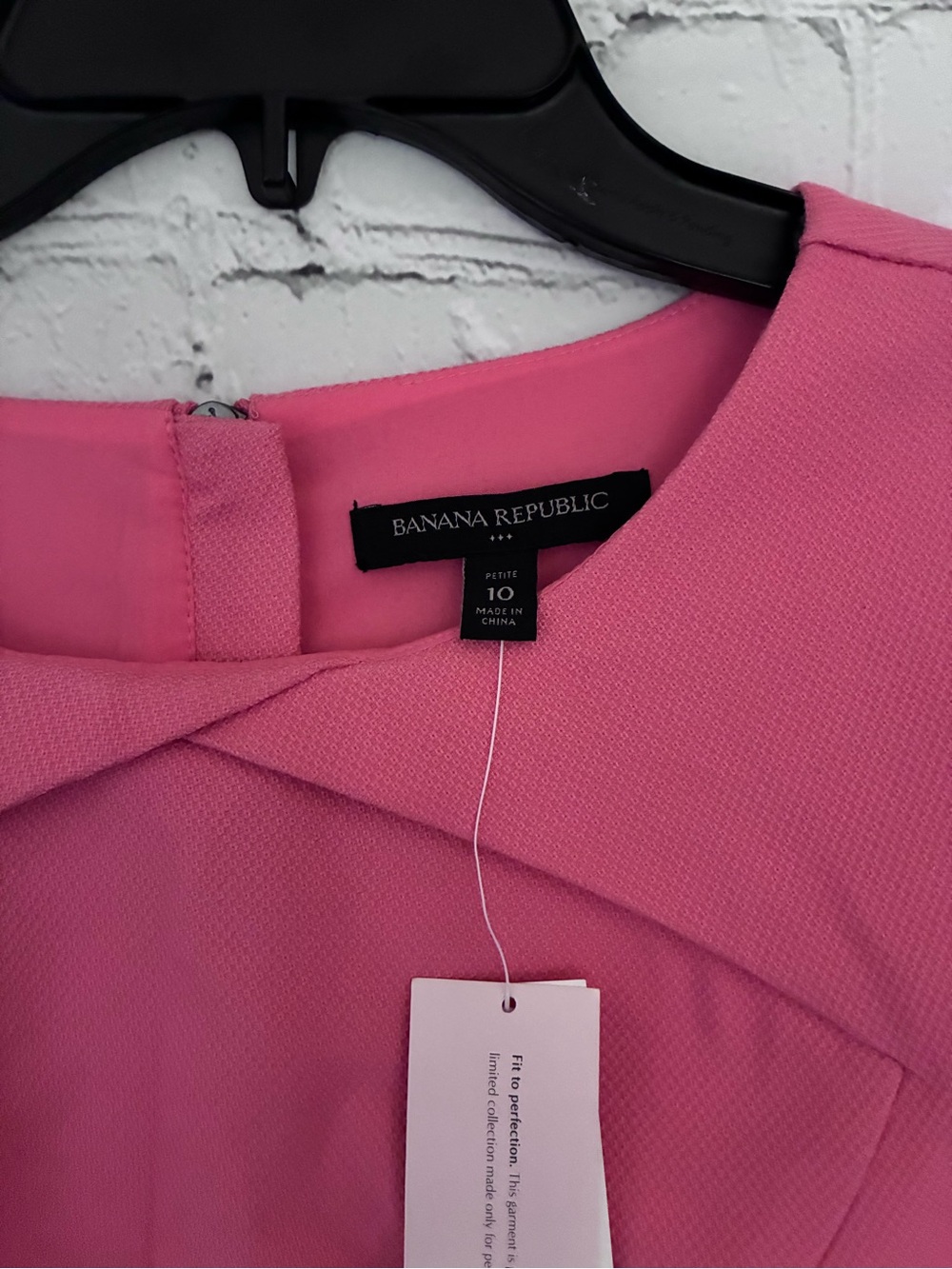 Banana Republic Bubblegum Pink Short Sleeve Sheath Dress - Picture 2 of 3